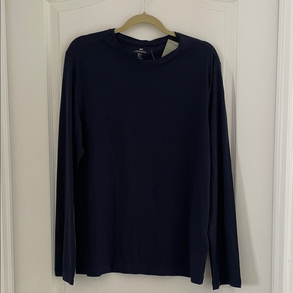 H&M Navy Long Sleeve Shirt